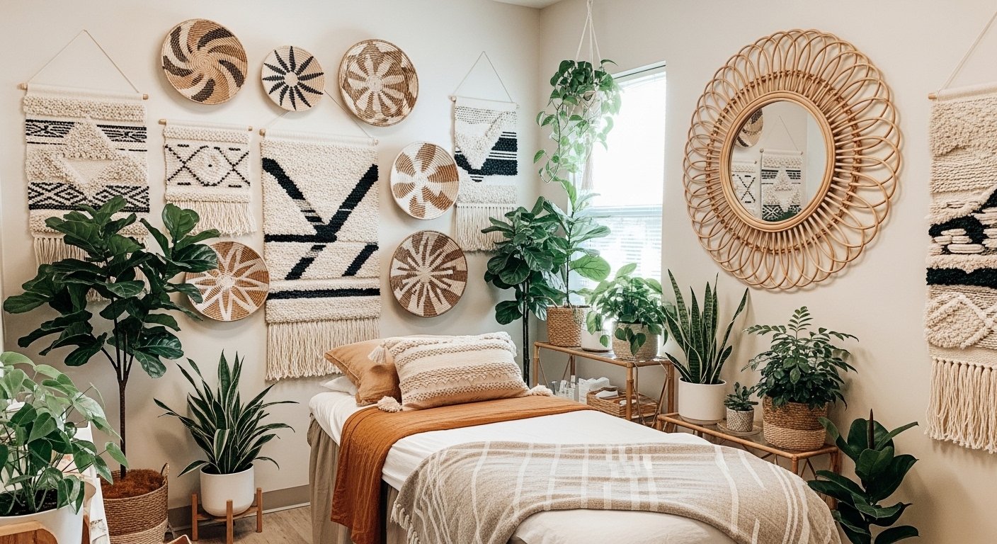 What Are the Cool Esthetician Room Decor Boho?