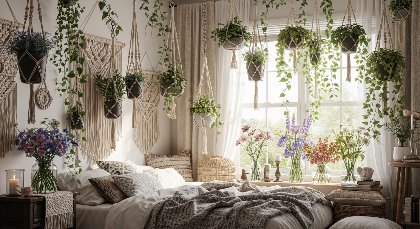 15 Easy Flower Room Decor Boho You Will Love