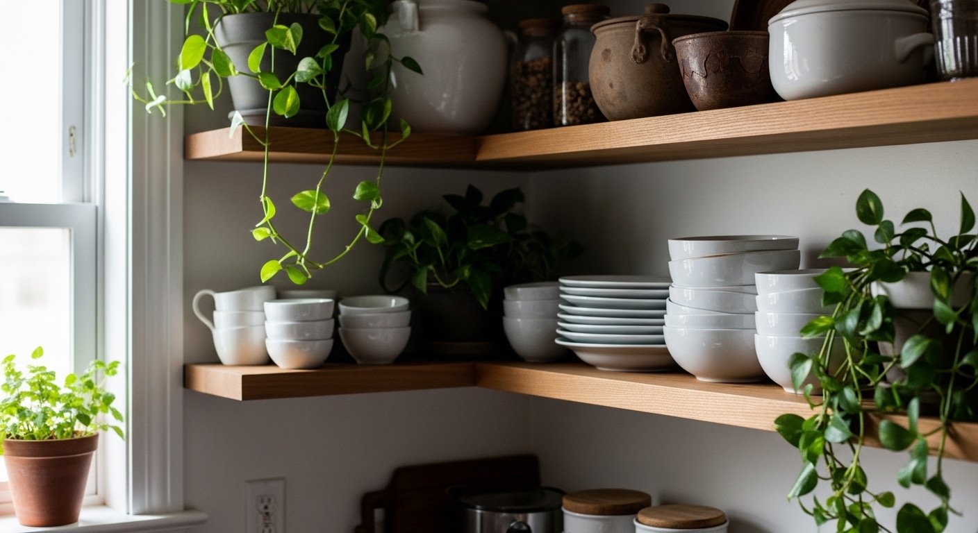 10 Best Kitchen Shelves Decor Ideas to Try Now