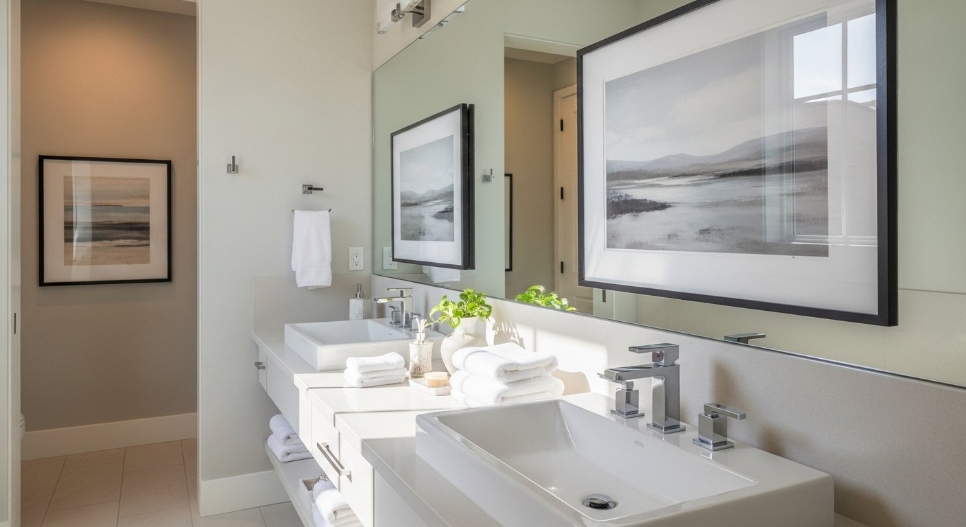 12 Cool Bathroom Wall Decor Aesthetic on a Budget