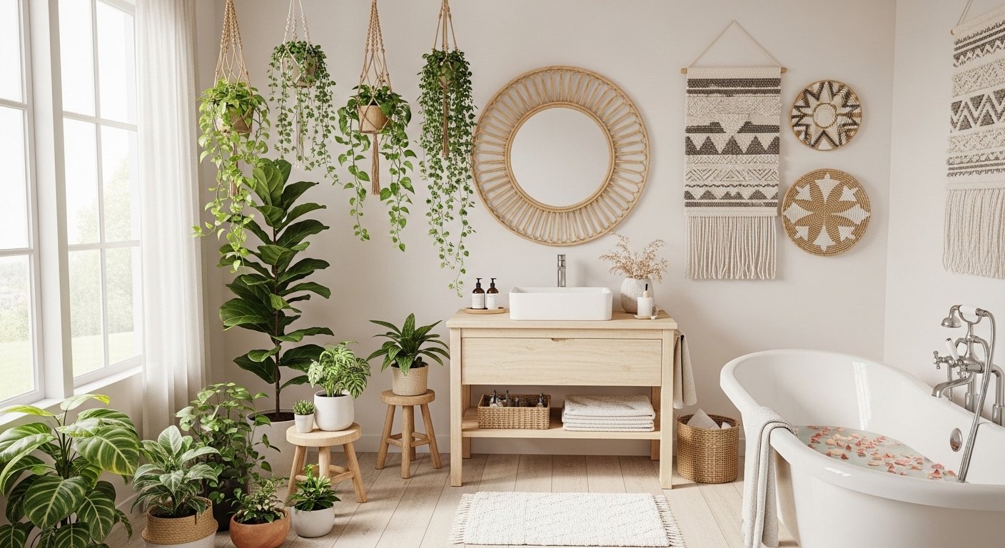 15 Fun Bathroom Wall Decor Boho You Will Love