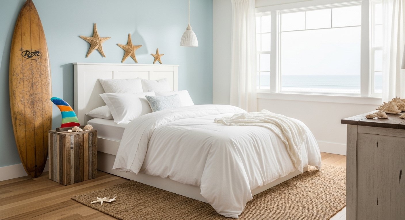 12 Cool Beach Room Decor Aesthetic on a Budget