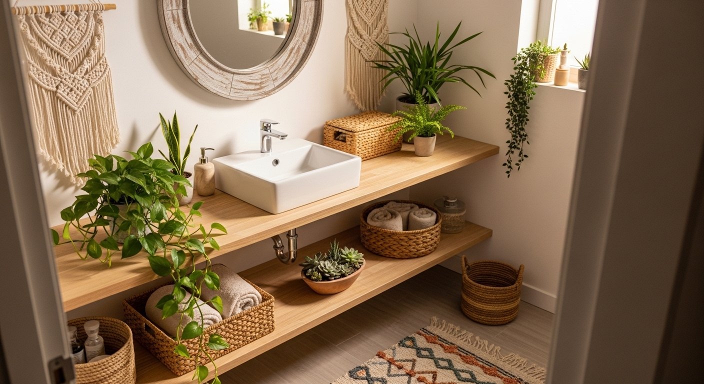 10 Easy Boho Bathroom Decor Ideas for Small Spaces