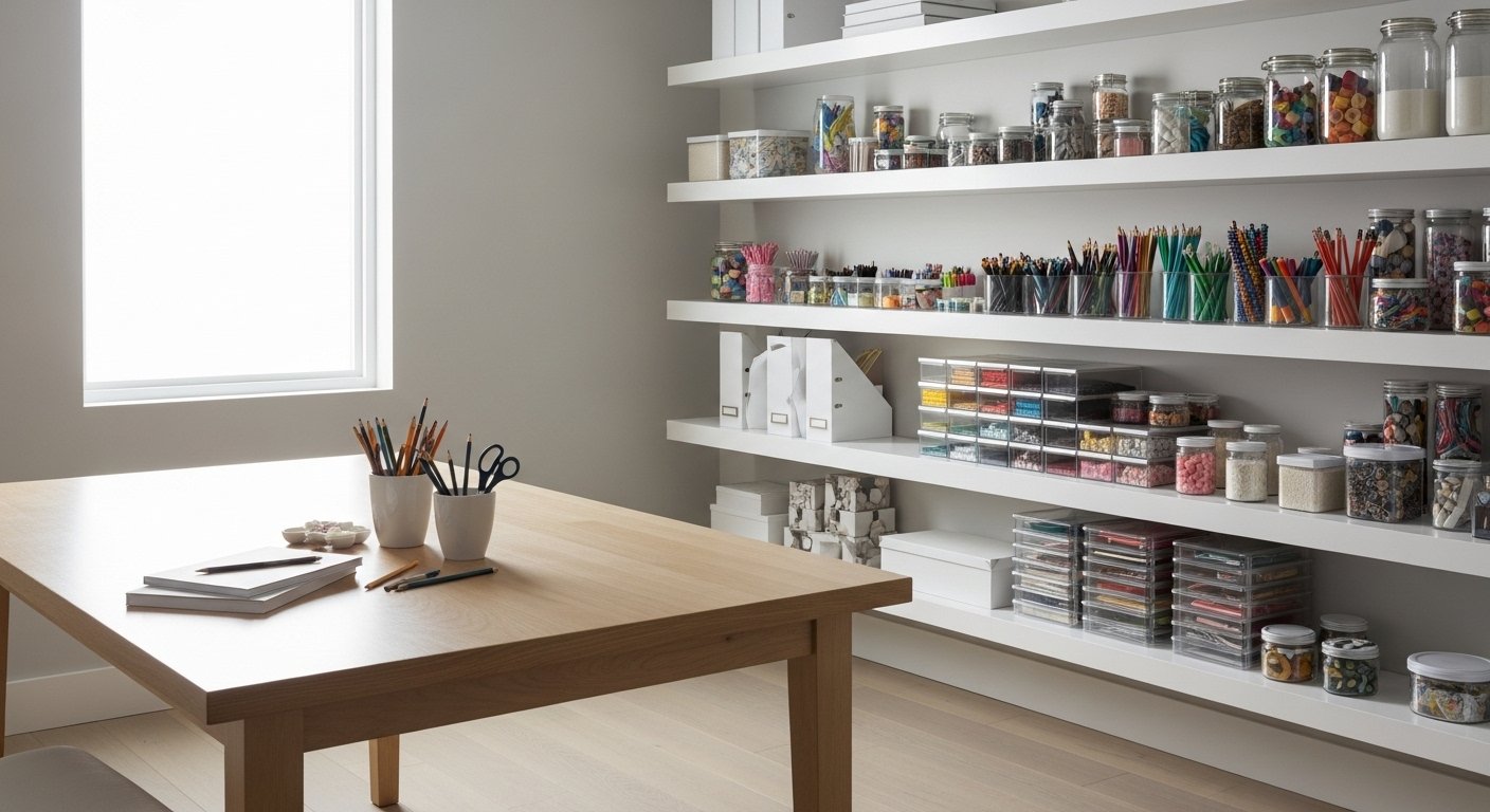 20 Cool Craft Room Decor Modern That Look Expensive